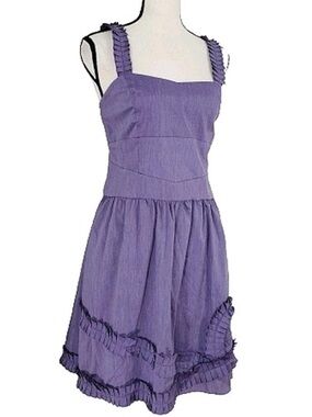 Lavender Ruffle Dress - Size 8